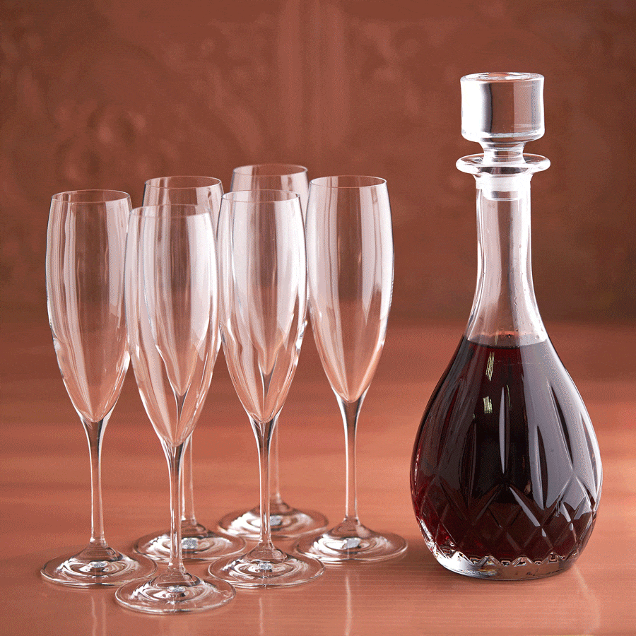 Набор бокалов для шампанского 240 мл RCR Invino 6 шт