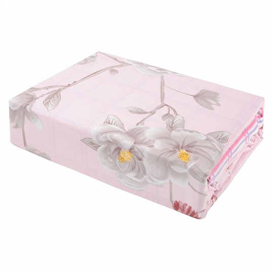 Комплект постельного белья семейный Vergano Sakura Rosa