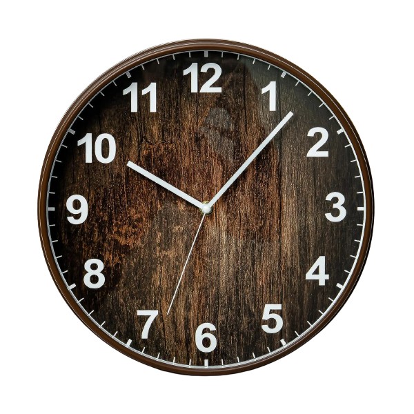 Часы круглые 32 см Olaff Wood