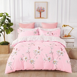 Комплект постельного белья двуспальный Vergano Sakura Rosa