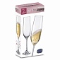 Набор бокалов для шампанского 190 мл Bohemia Crystal Виола 