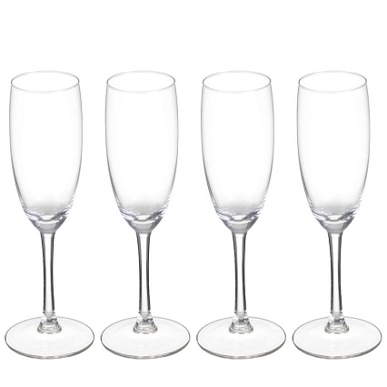 Набор бокалов для шампанского Excellent Houseware 4 шт
