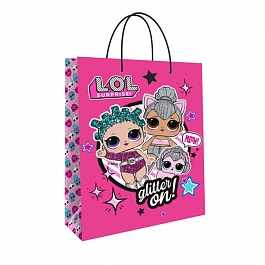 Пакет подарочный L.O.L. Surprise! розовый