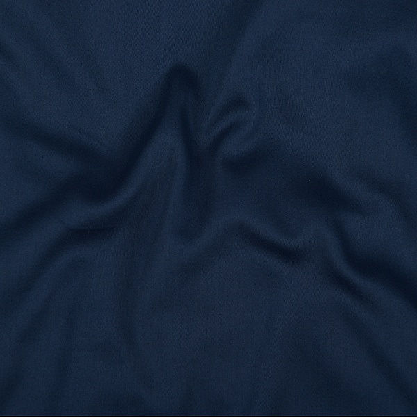 Простыня из сатина 180 х 270 см Tkano Essential тёмно-синий