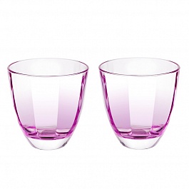 Набор стаканов 360 мл Le Stelle Monalisa розовый 2 шт