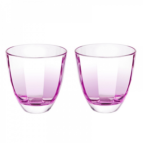 Набор стаканов 360 мл Le Stelle Monalisa розовый 2 шт