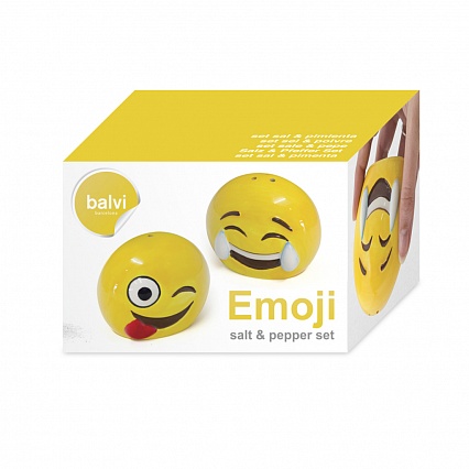 Солонка и перечница Balvi Emoji