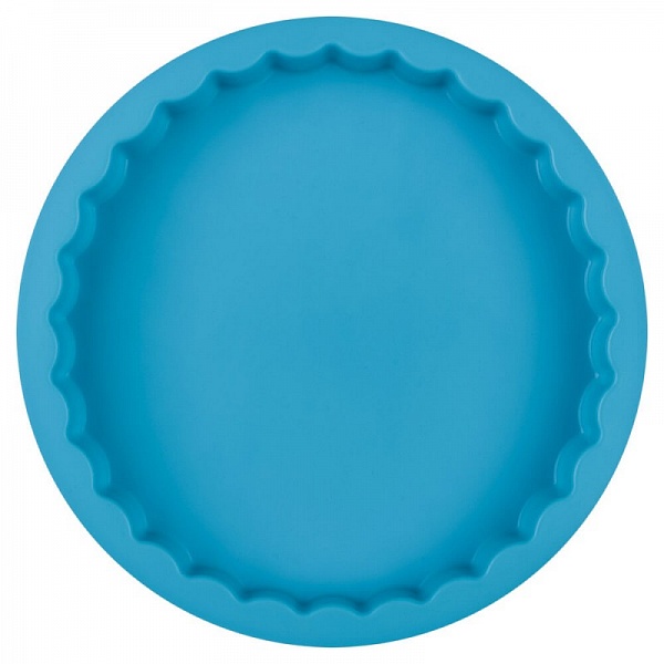 Форма для выпечки силиконовая 22 см голубой