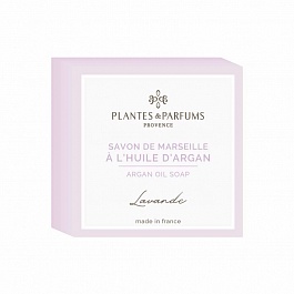 Мыло с аргановым маслом 100 г Plantes et Parfums Лаванда