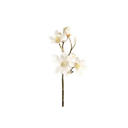 Искусственный цветок 68 см Азалия Магнолия белый