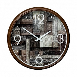 Часы настенные круглые 40 см Olaff Wood