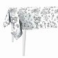 Скатерть 140 x 300 см Mike & Co New York XMAS Poinsettia белый