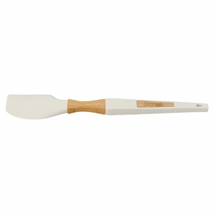 Лопатка с ручкой из бамбука 32 см Guffman белый