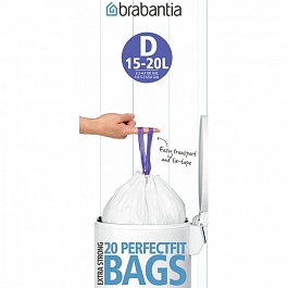 Мешки для мусора 15-20 л Brabantia PerfectFit 20 шт