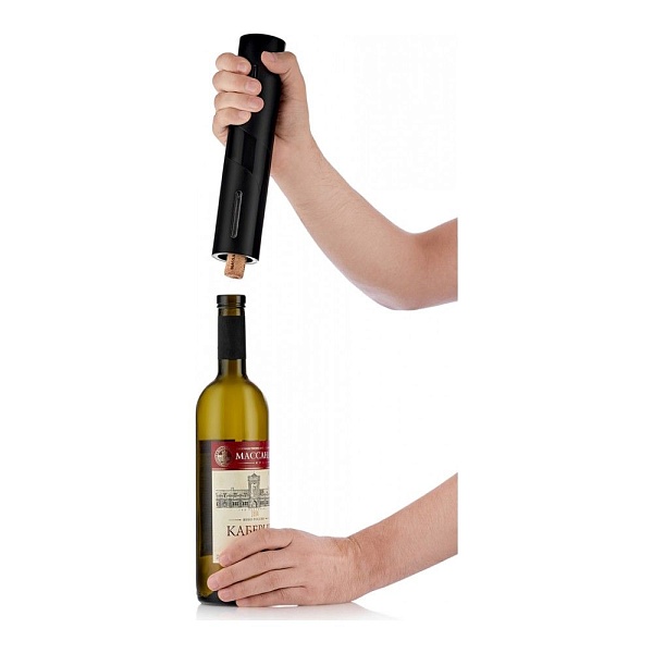 Штопор с ножом для удаления фольги на батарейках Walmer Wine Time