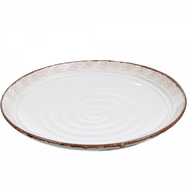 Тарелка 28 см Royal Stoneware Тоскана белый