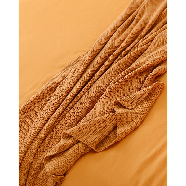 Комплект постельного белья евро без простыни Tkano Wild оранжевый