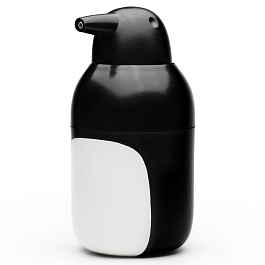 Диспенсер для мыла 300 мл Qualy Penguin чёрно-белый