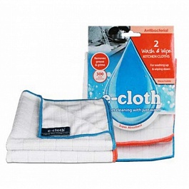 Салфетки антибактериальные для уборки 32 х 32 см E-Cloth 2 шт