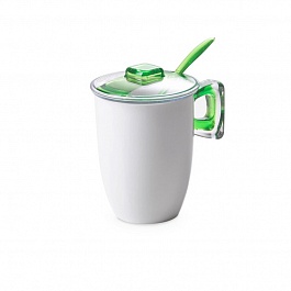 Кружка для заваривания чая 350 мл Omada Square зелёный