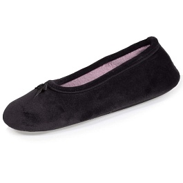 Тапочки-балеринки Isotoner Noir 35-36 размер чёрный