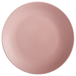 Тарелка обеденная 27 см Casa Domani Corallo розовый 