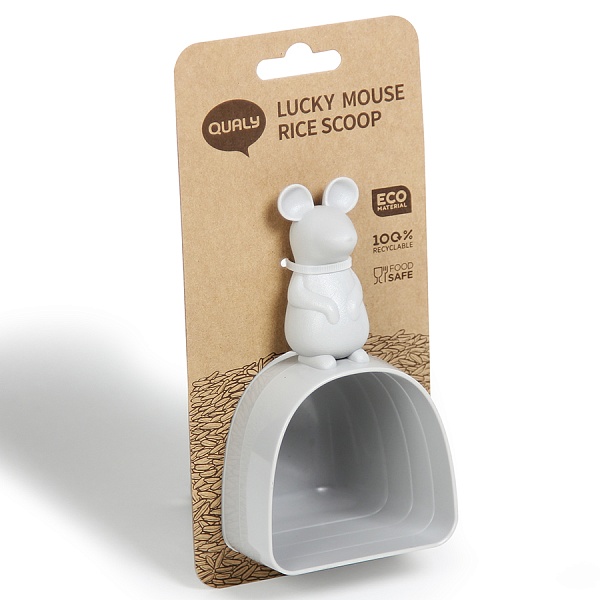 Ложка мерная для риса 180 мл Qualy Lucky Mouse