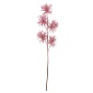 Декоративная ветка с глиттером 66 см Азалия розовый