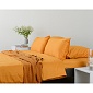 Комплект постельного белья полутораспальный без простыни Tkano Wild оранжевый