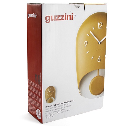 Часы настенные с маятником Guzzini Home бежевый 