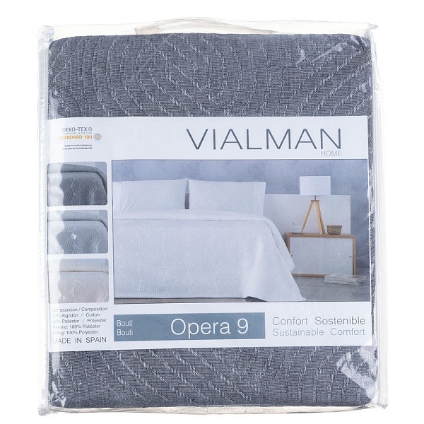 Покрывало 250 х 270 см Vialman Opera 9 тёмно-серый
