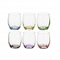 Набор стаканов для виски 460 мл Rona разноцветное дно 6 шт