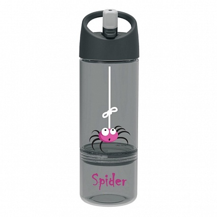 Бутылка детская 2 в 1 Carl Oscar Spider серый