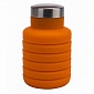 Бутылка для воды складная с крышкой 500 мл Bradex оранжевый
