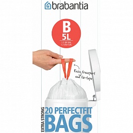 Мешки для мусора 5 л Brabantia PerfectFit 20 шт