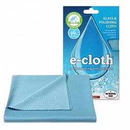 Салфетка для полировки и очистки стекла 40 х 50 см E-Cloth в ассортименте 