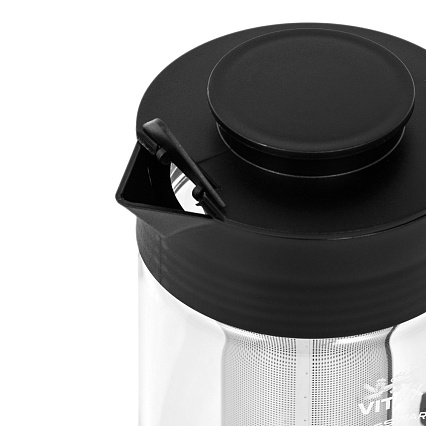 Чайник заварочный 900 мл Vitax Tea Jug 3-в-1 чёрный 