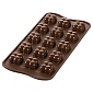 Форма силиконовая для приготовления конфет 11 х 24 см Silikomart Choco Game