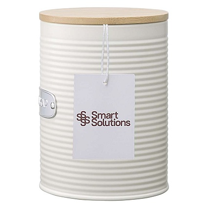Набор банок для хранения 1,2 л Smart Solutions Irmel 3 шт молочный