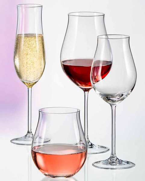Набор бокалов для вина 340 мл Bohemia Crystal Аттимо 6 шт