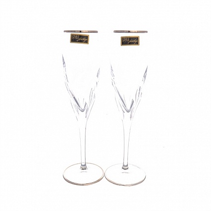 Набор бокалов для шампанского 162 мл Repast Style Prestige Палермо платина 2 шт
