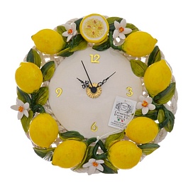 Часы настенные 26 см Orgia Лимоны