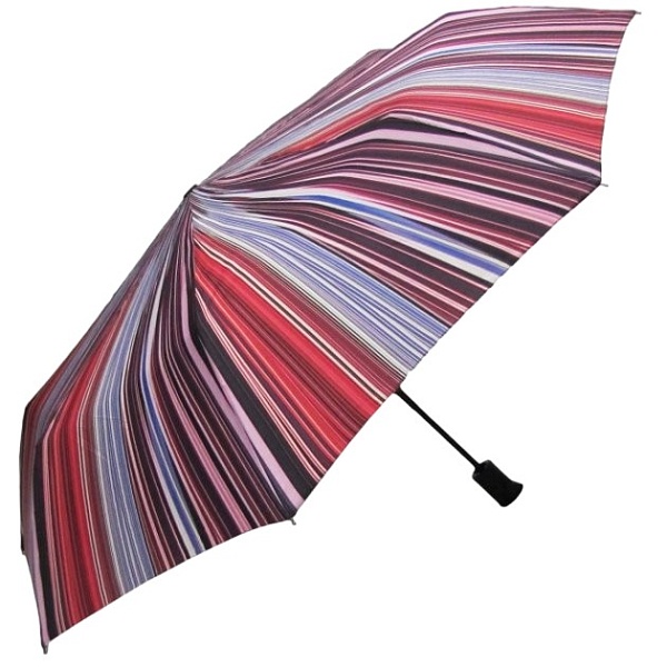 Зонт Isotoner розовая полоса
