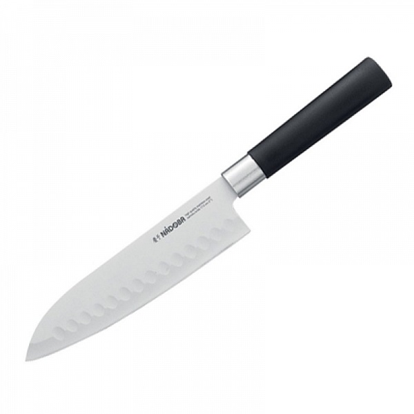 Нож Сантоку с углублениями 17,5 см Nadoba Keiko