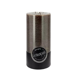 Свеча цилиндр с перламутровым эффектом Bougies la Francaise коричневая