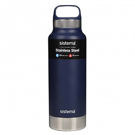 Бутылка стальная 1 л Sistema Hydrate синий