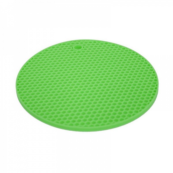 Подставка под горячее силиконовая 18 см Bradex зелёный