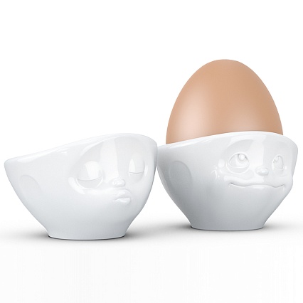 Набор подставок для яиц Tassen Kissing & Dreamy 2 шт белый