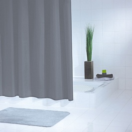 Штора для ванной комнаты 180 х 200 см Ridder Standard серый/серебряный