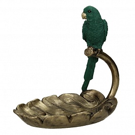 Статуэтка Kersten BV Royal Animals Parrot зелёный